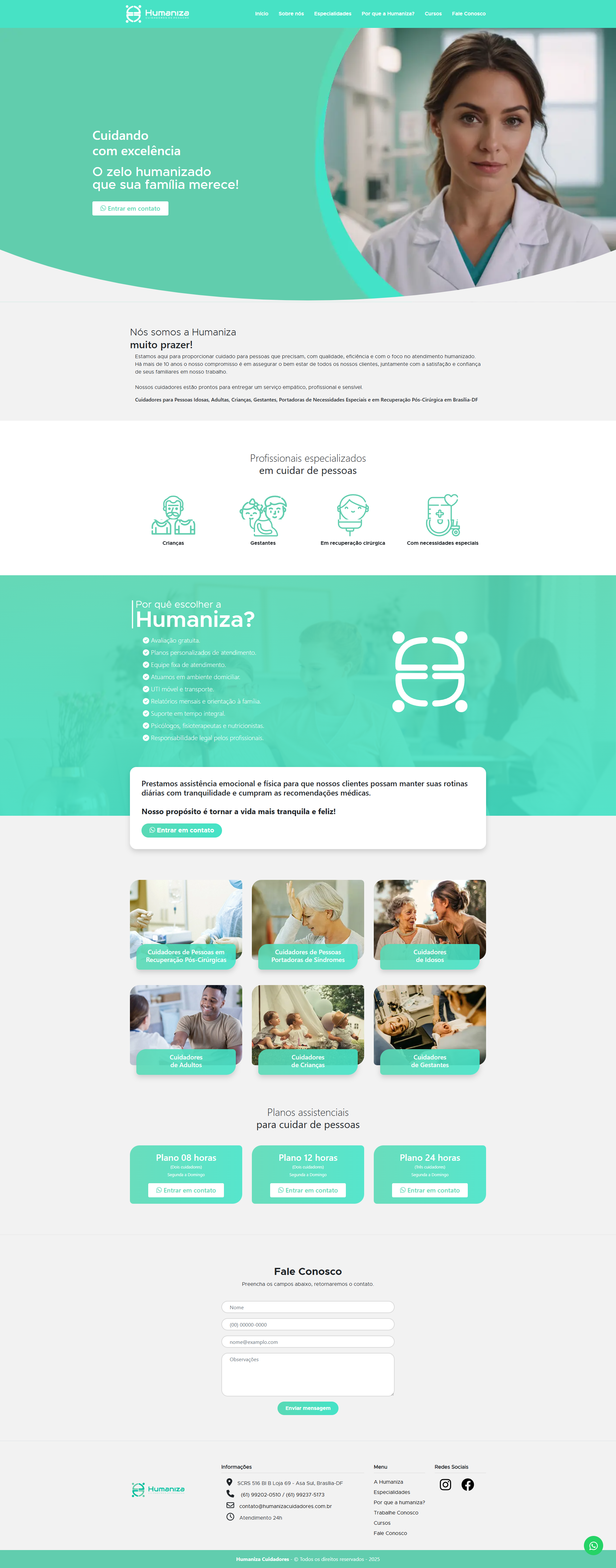 Site - Humaniza Cuidadores