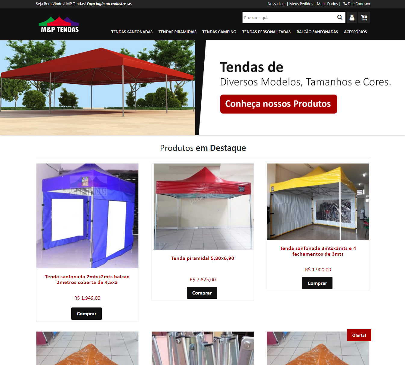 Loja Virtual - MP Tendas