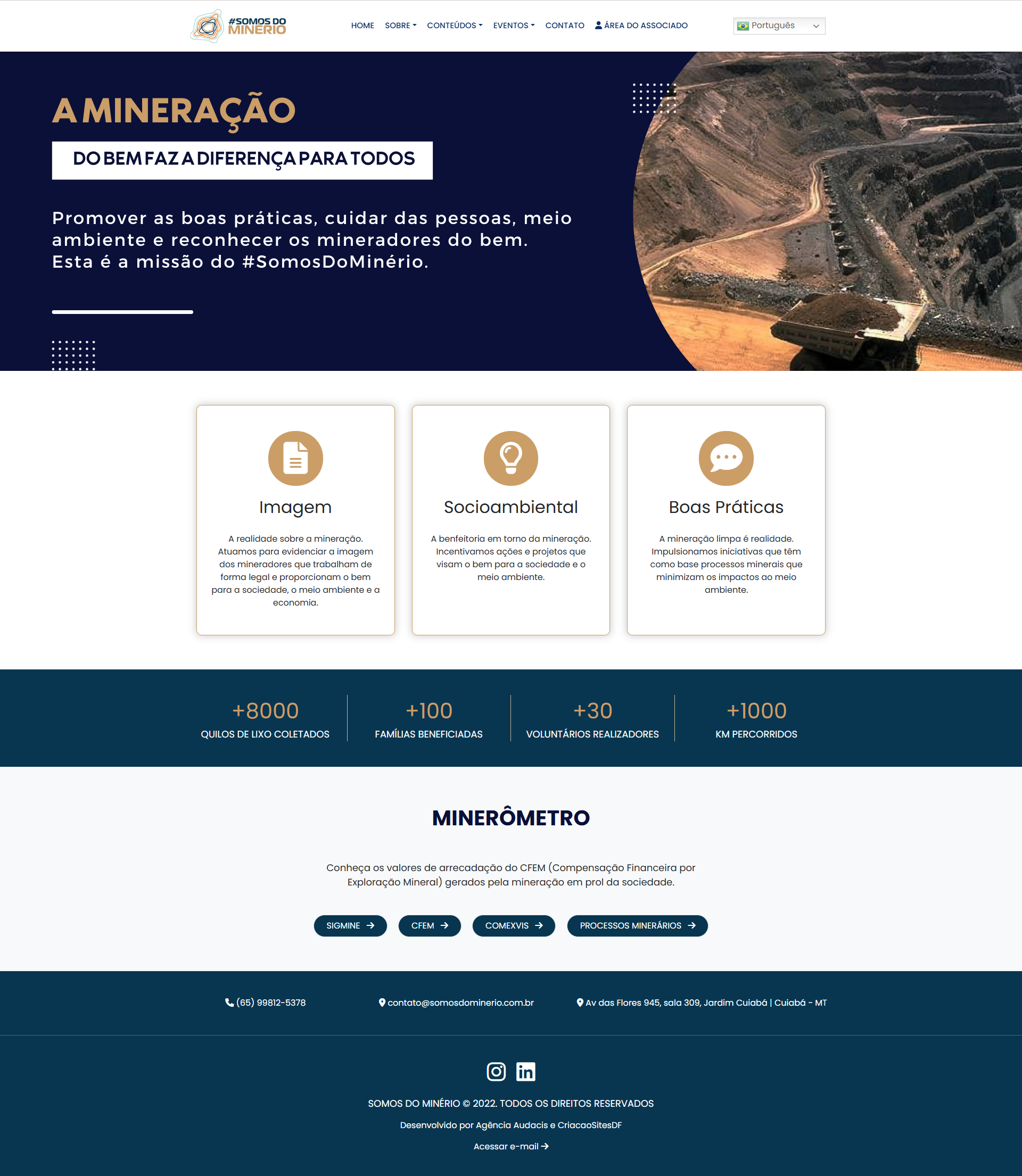 Site - WordPress - Somos do Minério
